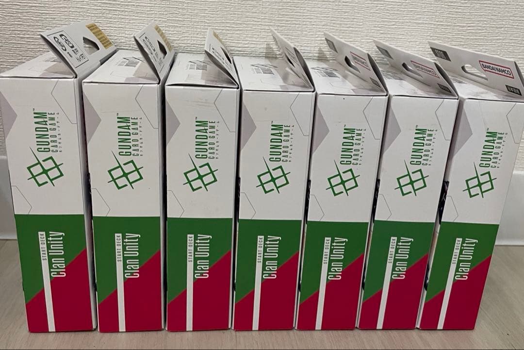 ガンダムカード　クランユニティ　スタートデッキ　ボーナスパックあり　7個