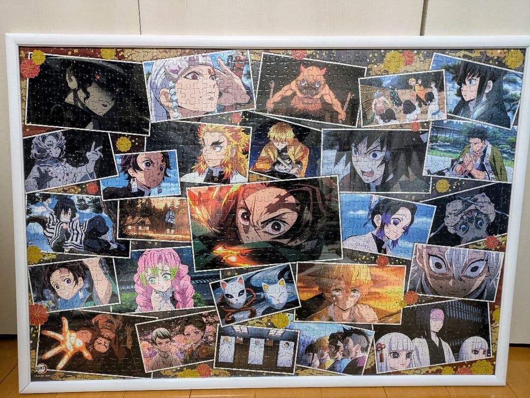 鬼滅の刃★完成品★ジグソーパズル★アクリルフレーム付