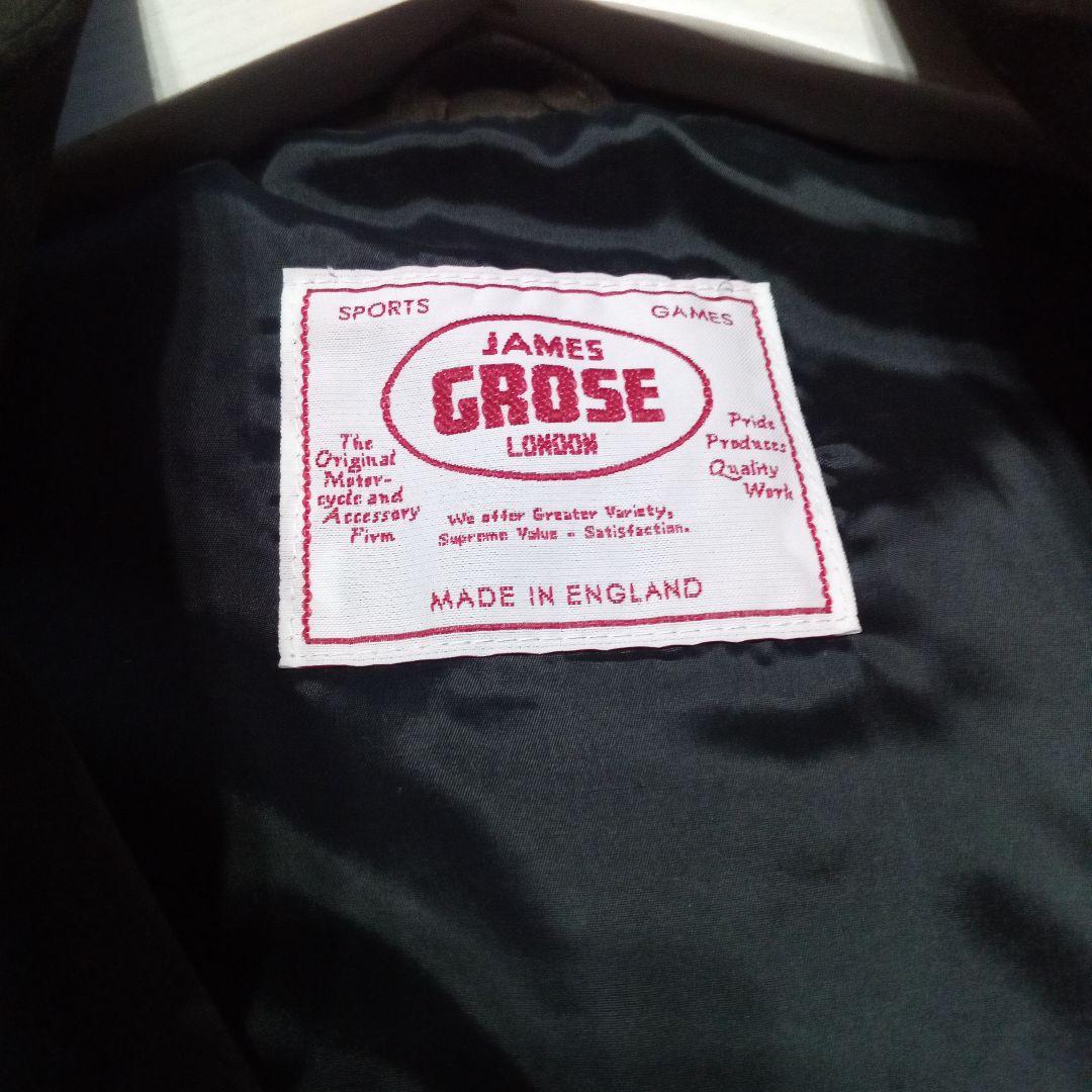 ヒ*シ様 夏の激安価格！ジェームスグロース別注牛革スウェードシングルライダース3