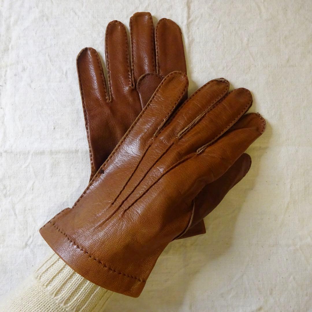 ヴィンテージ レザー グローブ メンズ フランス