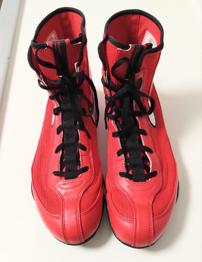 ビ*オ様 Nike ボクシングシューズ レッド 　マチョマイ2