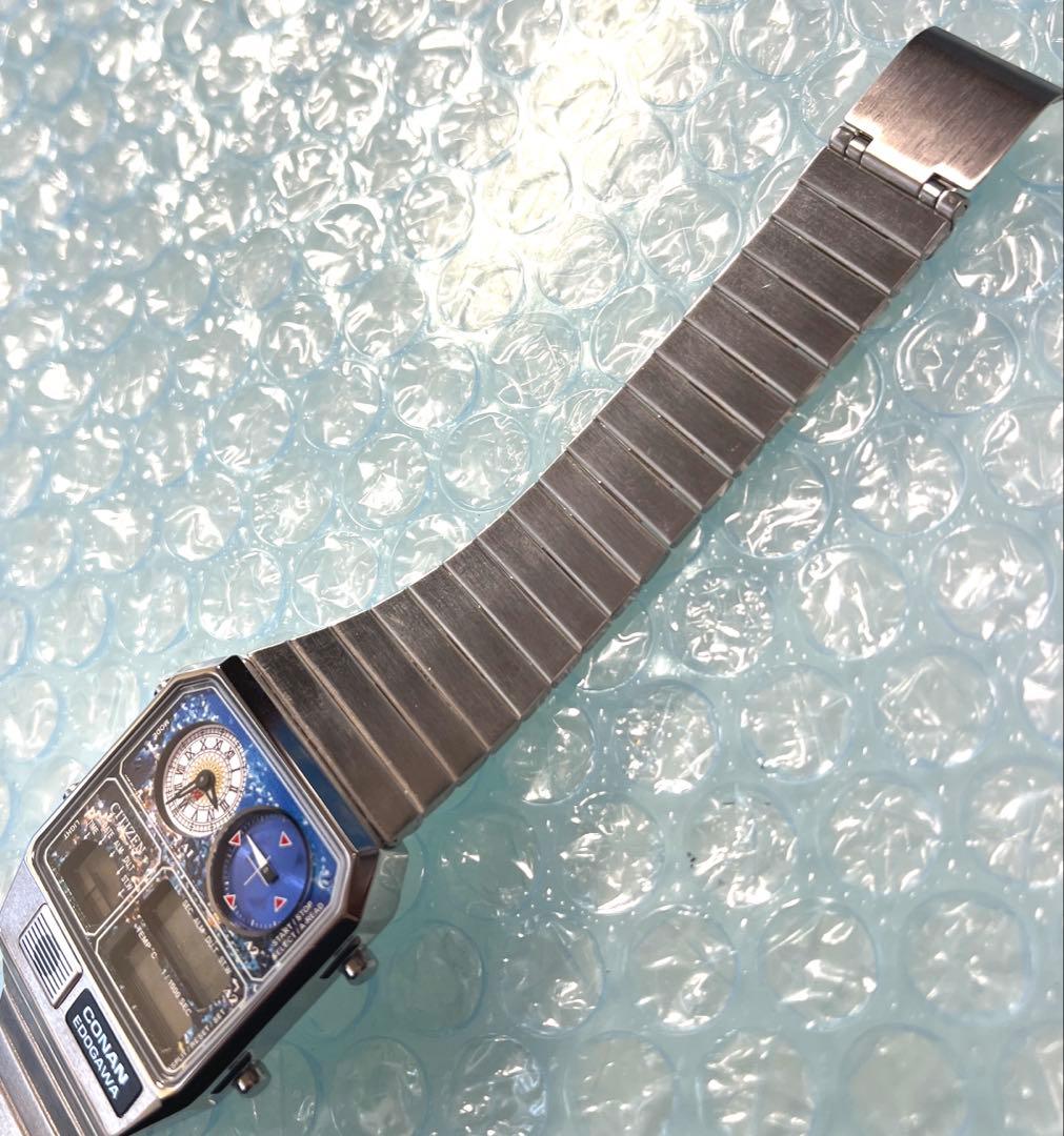 江戸川コナン　名探偵コナン グッズ CITIZEN コラボ ウォッチ　腕時計