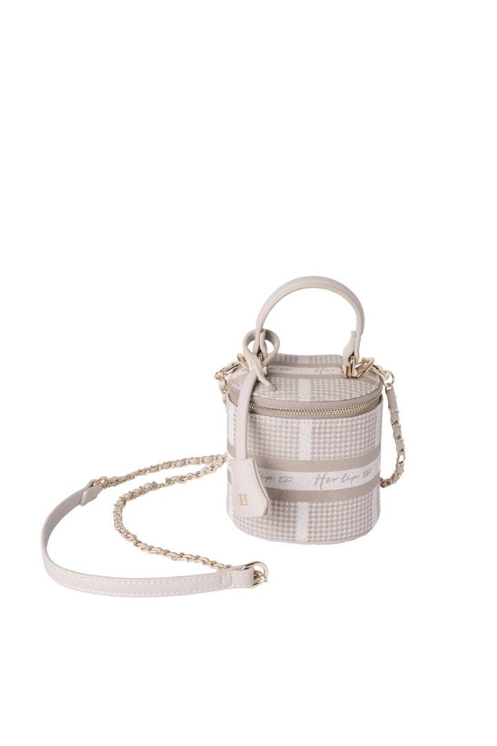 バッグ herlipto HLT Jacquard Mini Vanity Bag