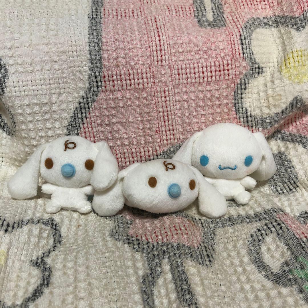 サンリオ　シナモロール　2002〜2007 ぬいぐるみ＆マスコット　14こ　中古