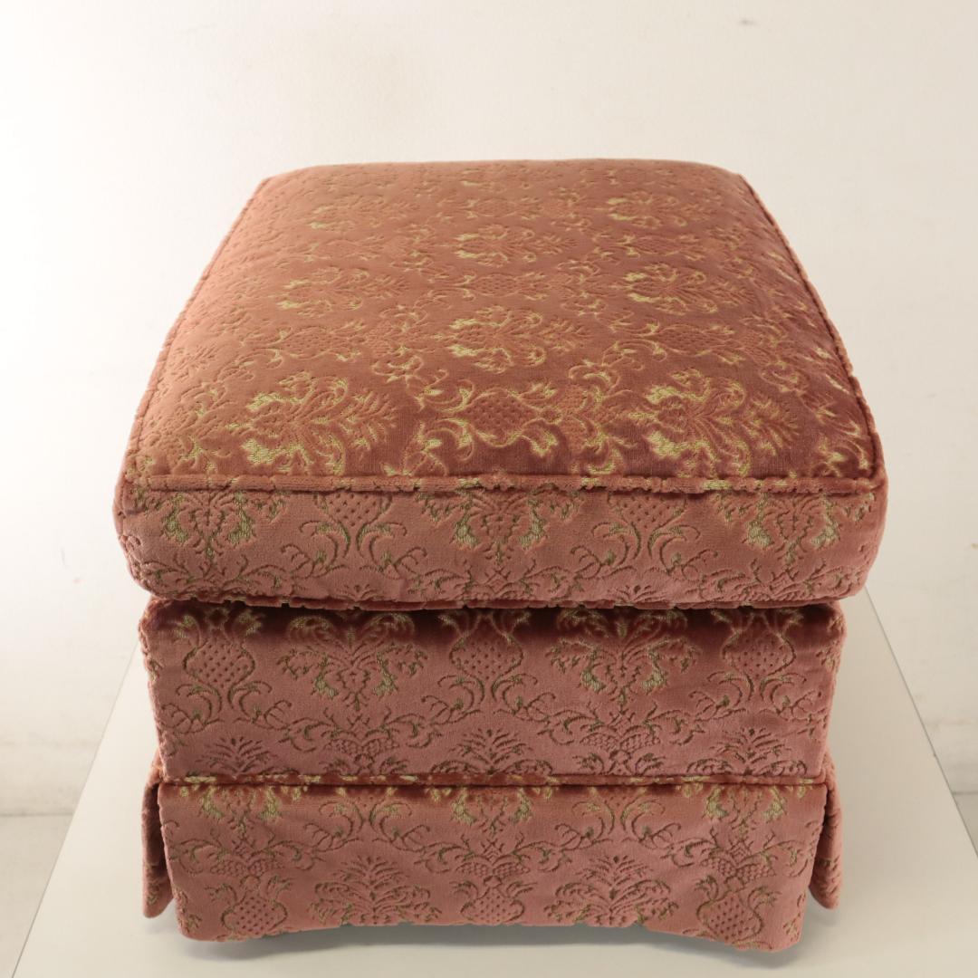 ドレクセルヘリテイジ アップホルスタリー オットマン スツール 金華山織