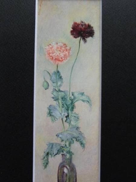 クロード・モネ、「PAVOTS ROUGE ET ROSE」、海外版超希少レゾネ