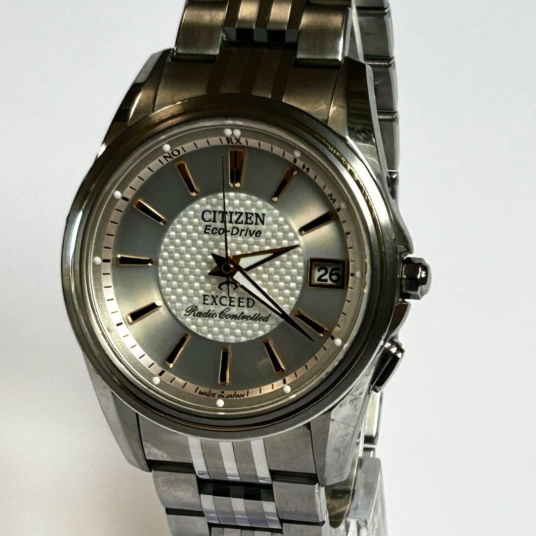 美品/稼働】CITIZEN エコドライブ EXCEED H111-T011381