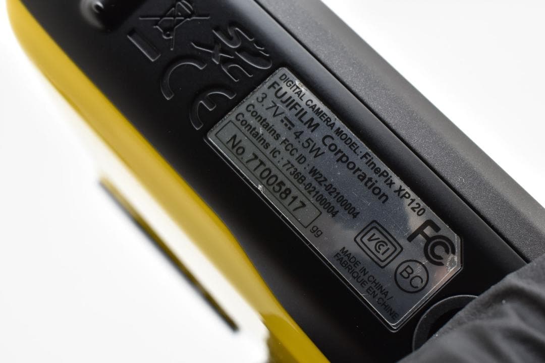 【極美品】FUJIFILM FINEPIX XP120 イエロー　新品級！