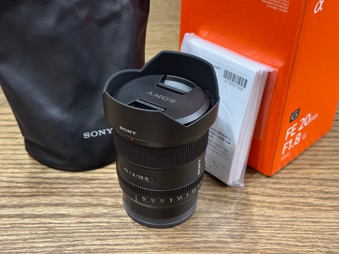 SONY FE 20mm F1.8 G レンズ SEL20F18G