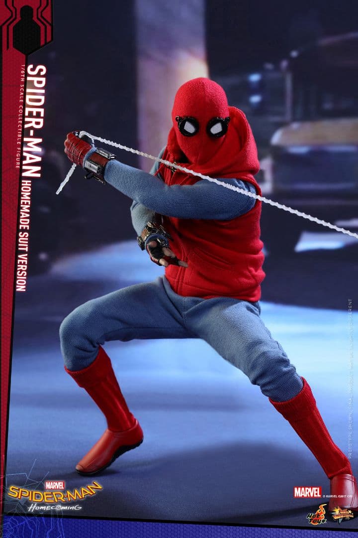 ホットトイズ スパイダーマン ホームカミング ホームメイドスーツ