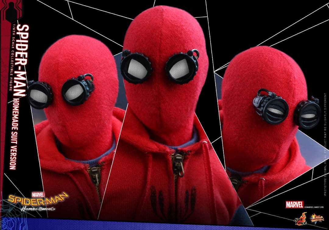 ホットトイズ スパイダーマン ホームカミング ホームメイドスーツ