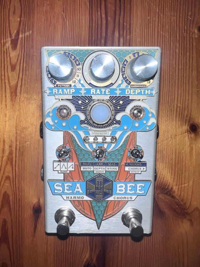 箱付き　BEETRONICS SEABEE アナログコーラス　ギターエフェクター