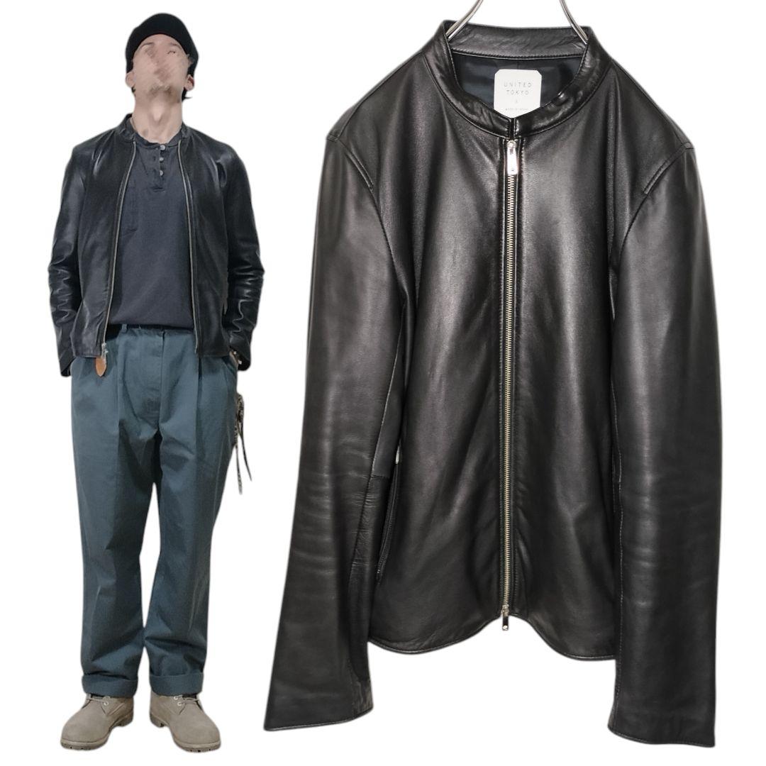 UNITEDTOKYO ユナイテッドトウキョウ シープスキンレザージャケット L