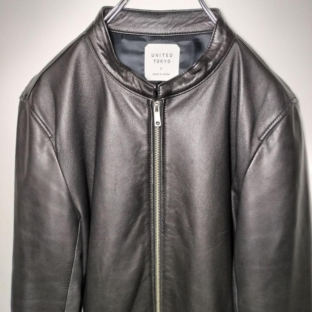 UNITEDTOKYO ユナイテッドトウキョウ シープスキンレザージャケット L