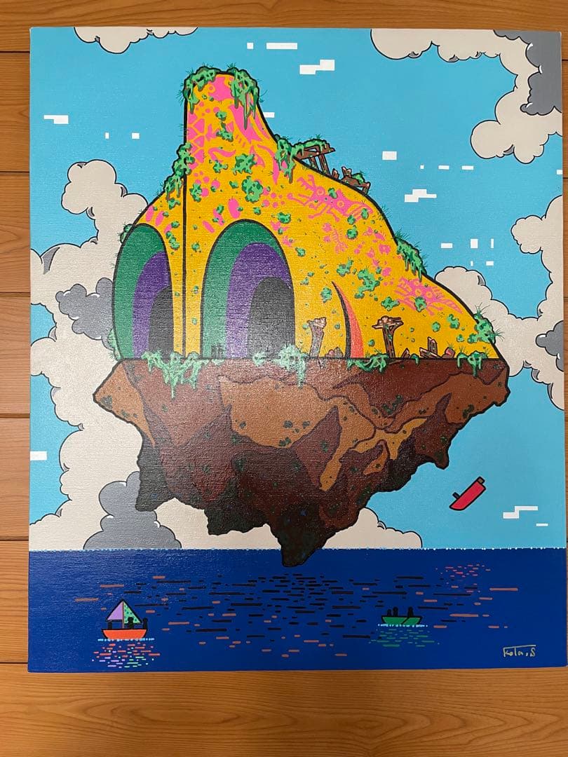 抽象風景絵画　清水公太