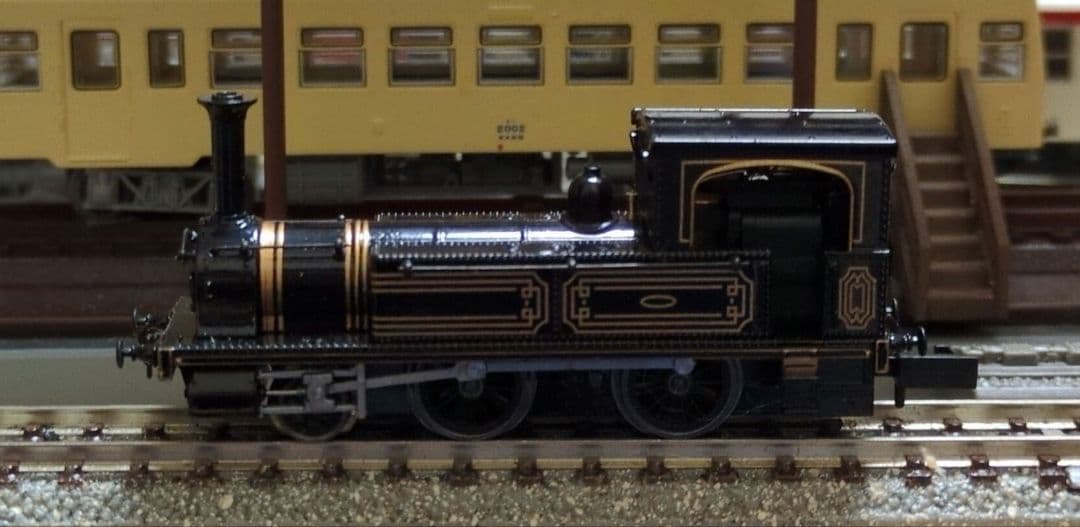 鉄道模型 1号機関車 客車1両付き