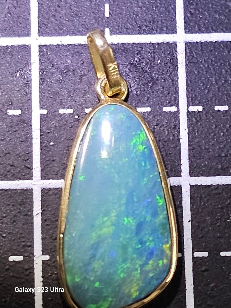 K１８ダブレットオパールペンダント