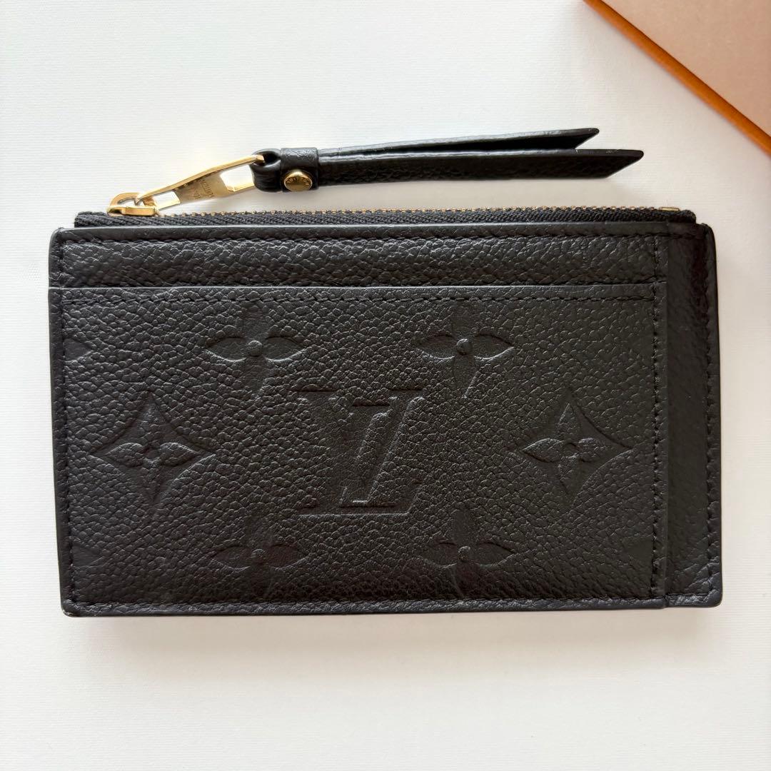 【正規店購入】ルイヴィトン モノグラム アンプラント ポルトカルトジップ 財布