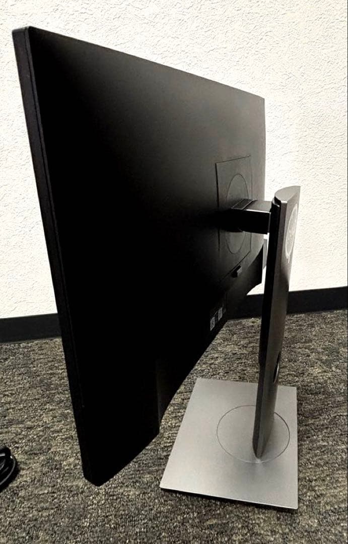 【超美品】DELL 21.5型モニター フレームレスIPSパネル/回転・高さ調整