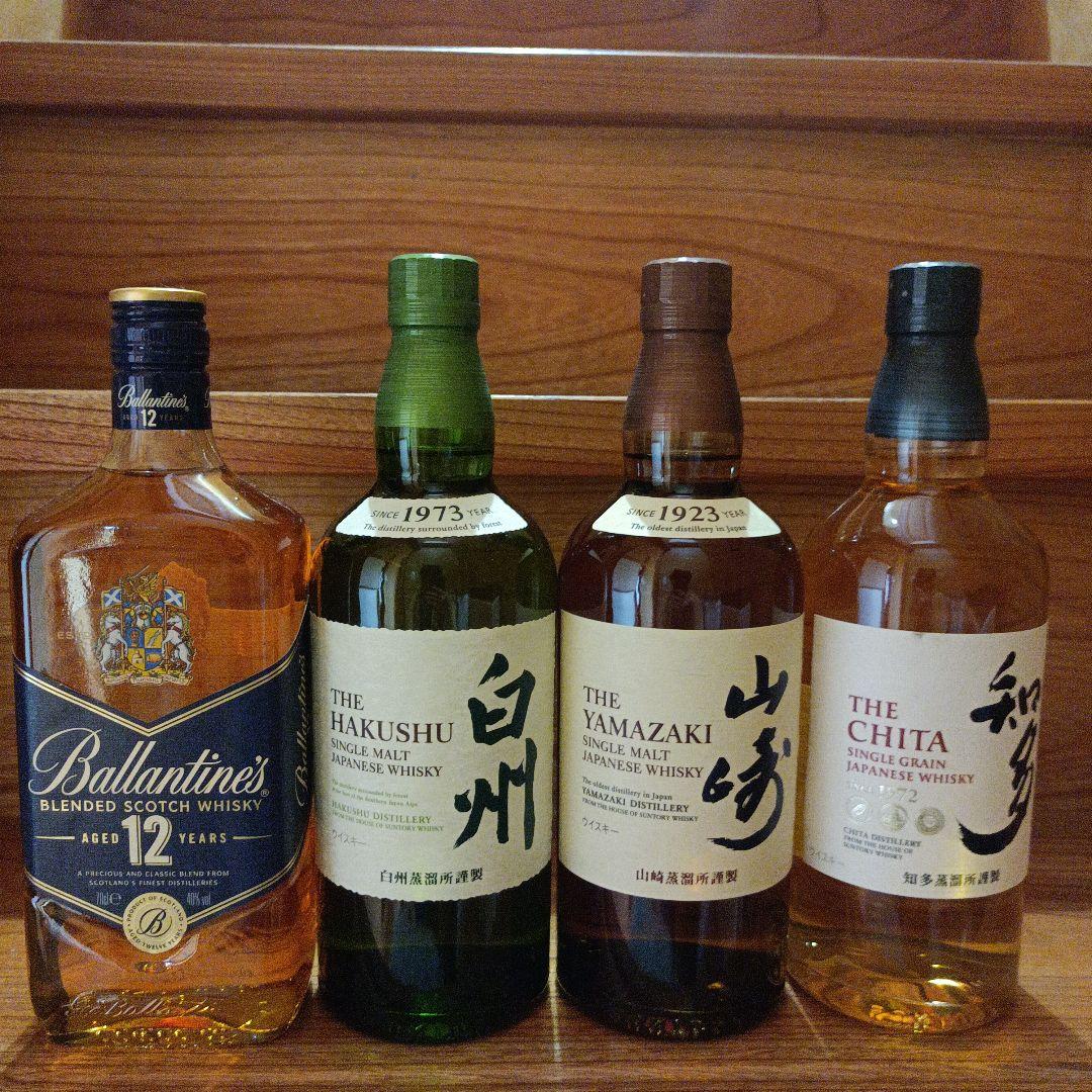 Ballantine's 12年 & サントリーウイスキー3本セット