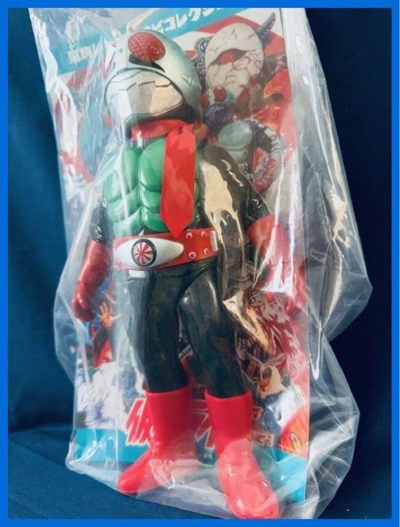 ★東映レトロソフビ　仮面ライダー新2号（ダブルライダーカラーVer）新品！残1★