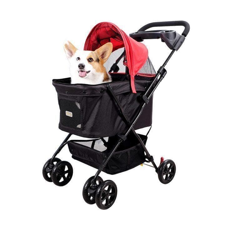 Ibiyaya　ペット用カート　ストローラー　FS1617-R　【平行輸入品】