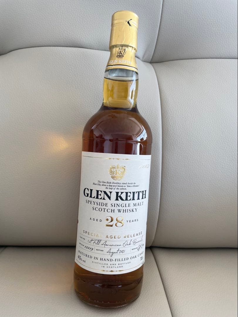 P*a様 ネット最安限定1本！グレンキース　GLEN KEITH 28年　700
