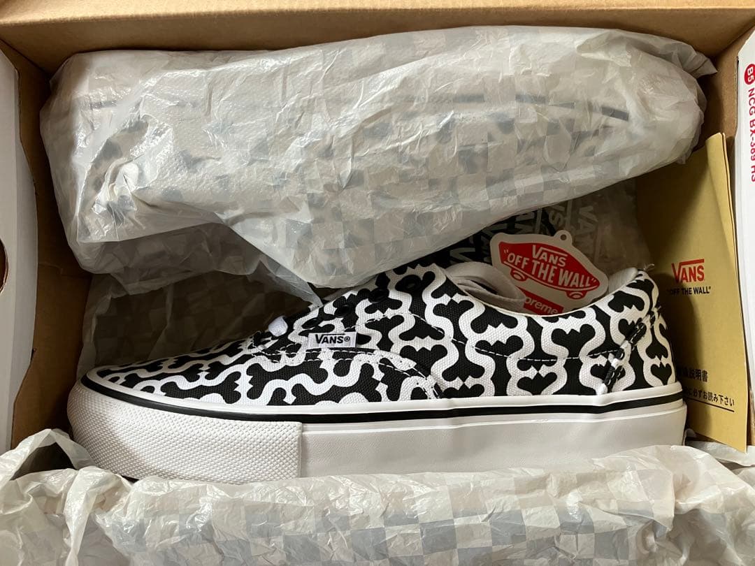 Supreme×Vans Monogram S Logo Skete ERA