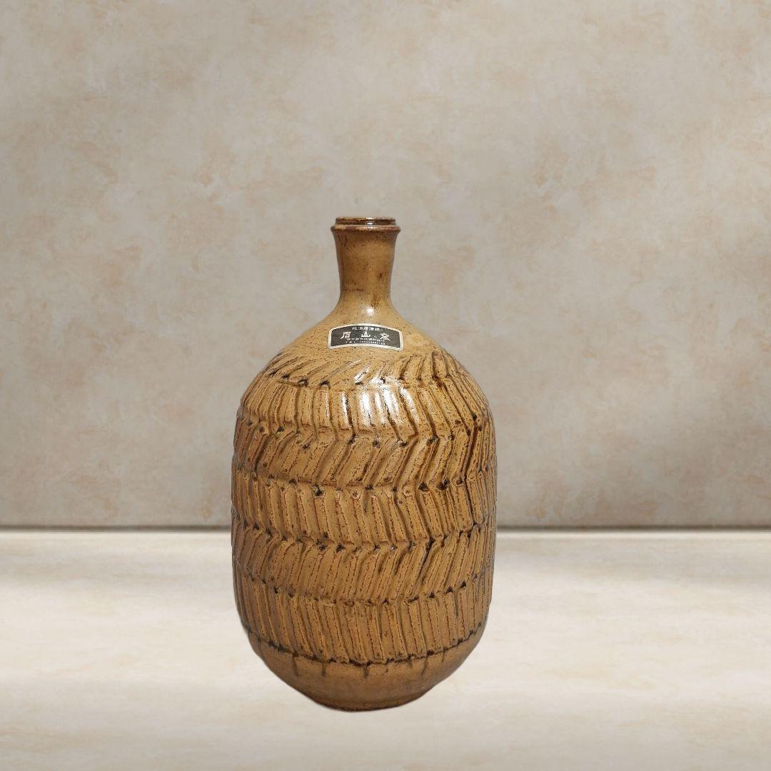 唐津焼　眉山窯　飾り壺　花瓶　壺 　置物　インテリア　花器　工芸品　床の間