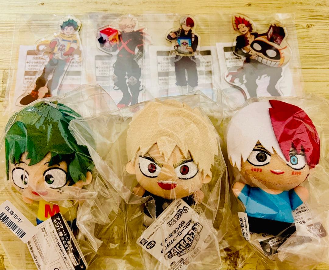 僕のヒーローアカデミア　ナムコ　アクリルプレート　ちびぐるみ　幼少期