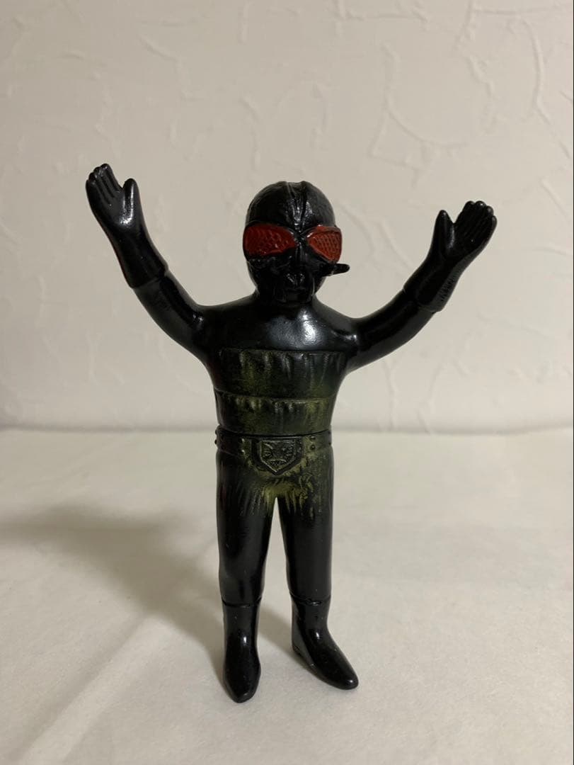 仮面ライダー　ハエ男　蠅男　ミニソフビ　ポピー　旧バンダイ　1970年代　当時物