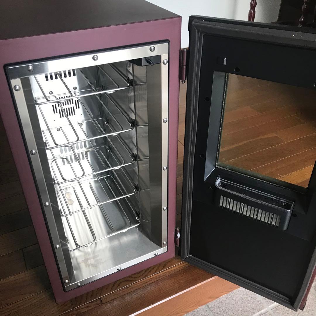 ワインセラー ワインレッド ガラス扉