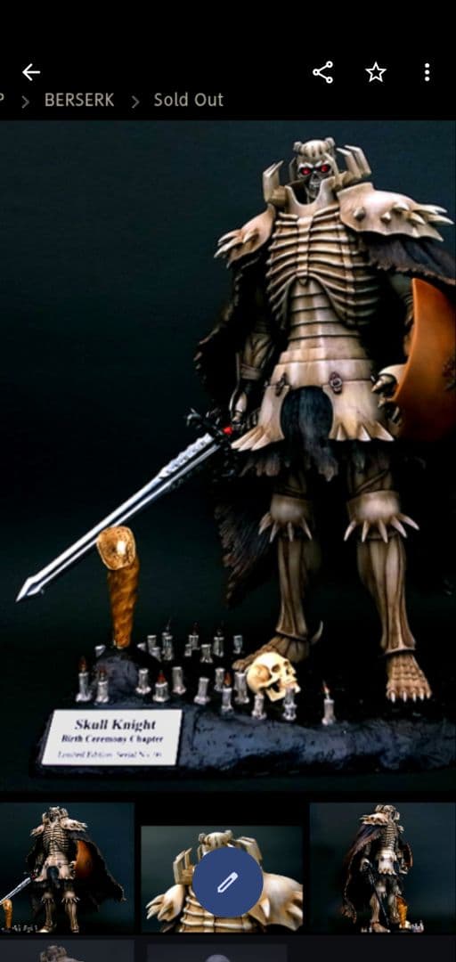 ART OF WARベルセルク 髑髏の騎士　（完璧な世界の卵は付属なし）