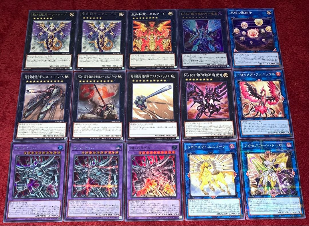 遊戯王　本格構築ラーの翼神竜デッキ40枚＋E X15枚+α