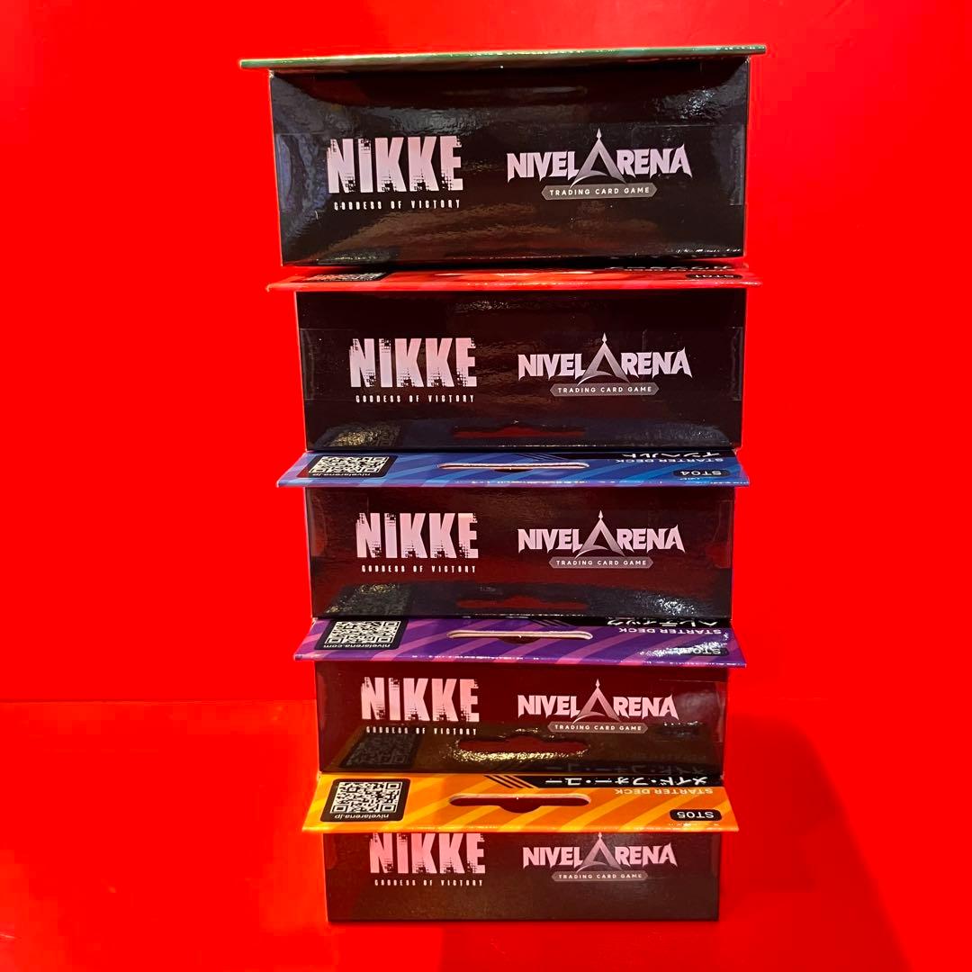 ★勝利の女神　NIKKE 計8BOX スタートデッキ　全5種　プロモ付き