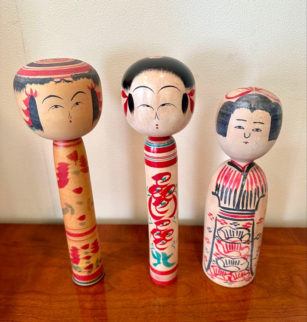 こけし　人形　 Kokeshi doll 郷土玩具　木製　小椋久太郎