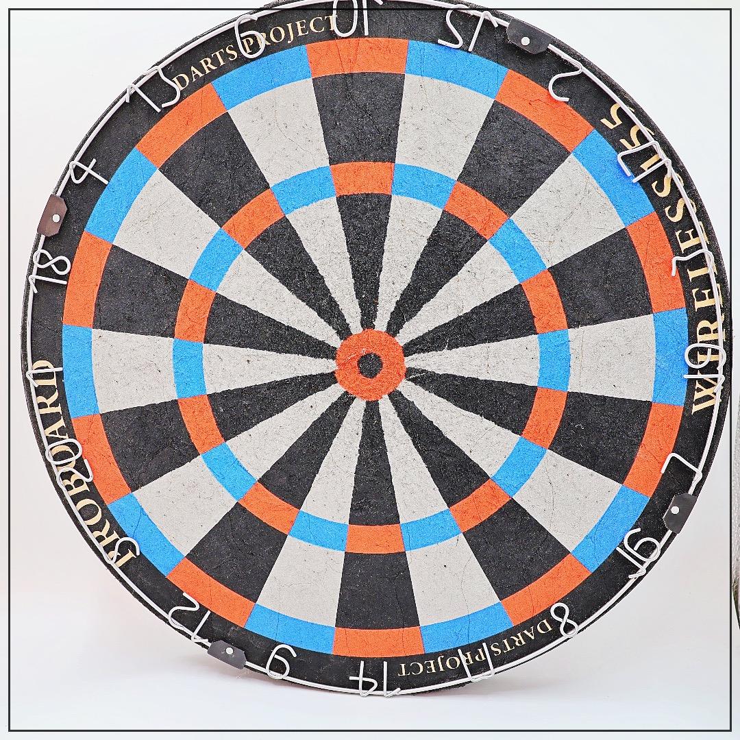 希少｜ハードダーツボード｜ワイヤレス155・Darts project
