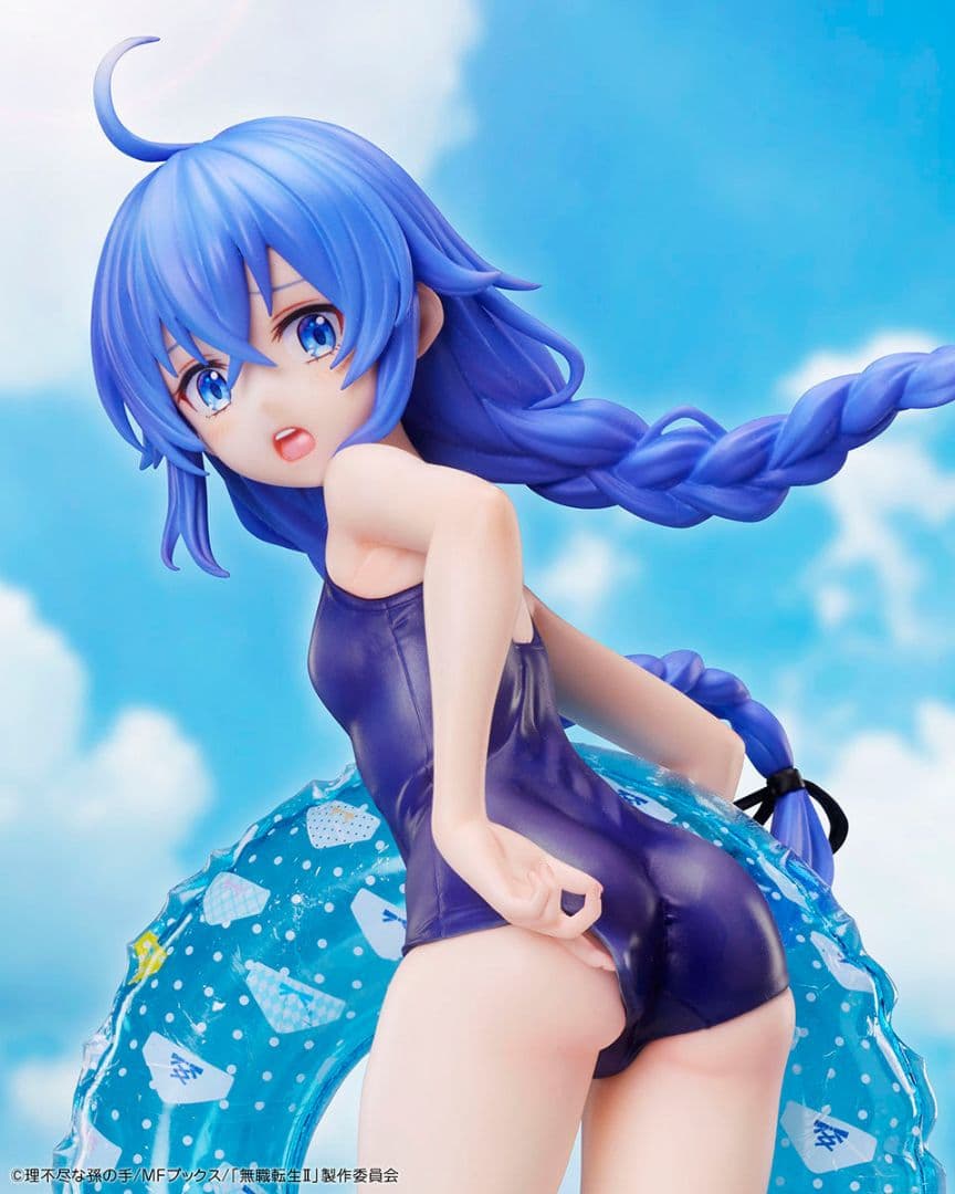 や*ま様 ロキシー・ミグルディア -紺色水着- 1/7スケールフィギュア 無職転