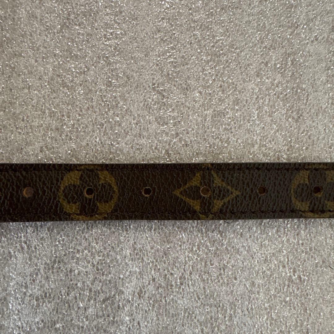 【超美品】LOUIS VUITTON モノグラム／大型犬用 高級レザー首輪