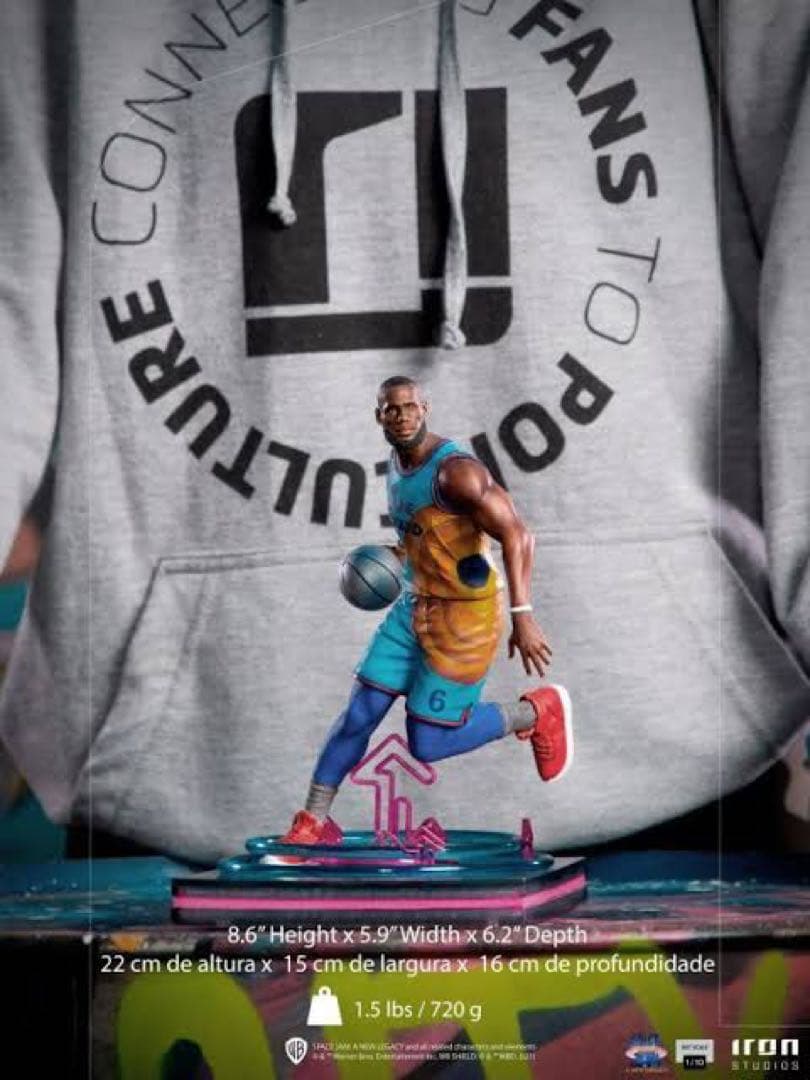 アイアンスタジオ　レブロン・ジェームズ　1/10スケールスタチュー　新品未開封品