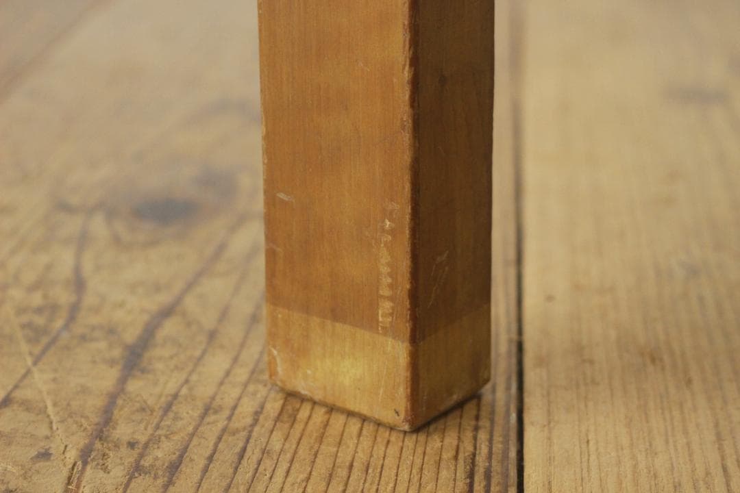 レトロ 作業台 花台 飾り台 展示台 机 ラワン材 ナチュラル ヴィンテージ