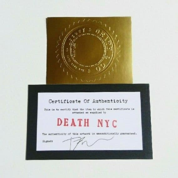 DEATH NYC　奈良美智【カウズ】アートポスター　極美品／未使用　No.30