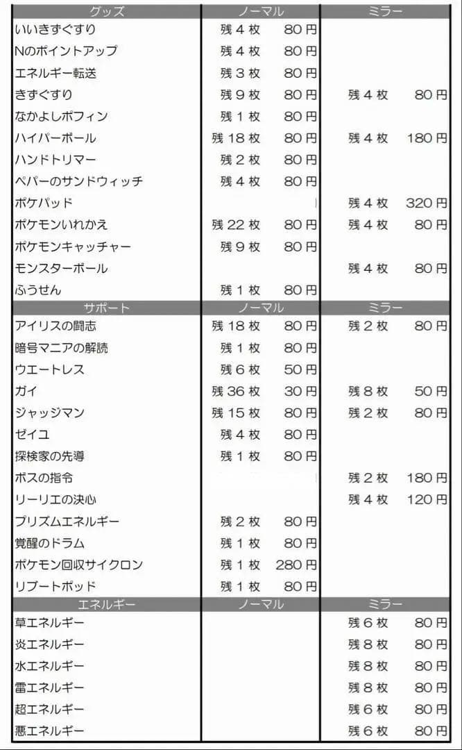 スタートデッキ100 10箱分カードバラ売り