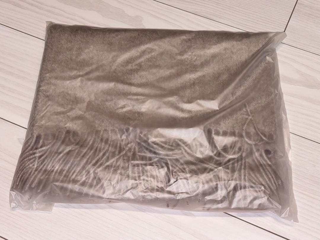 evernavy ベージュ　カシミヤ　大判　ストール　マフラー