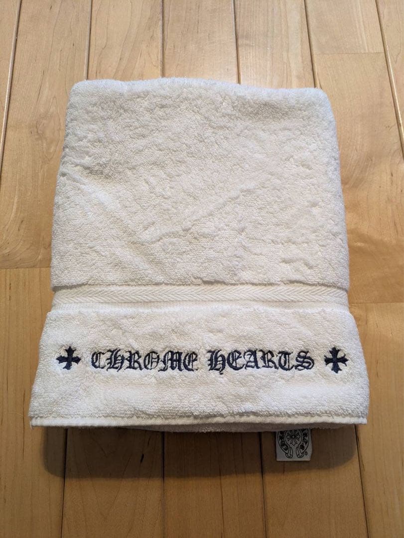 CHROME HEARTS ホワイトタオル 100%コットン