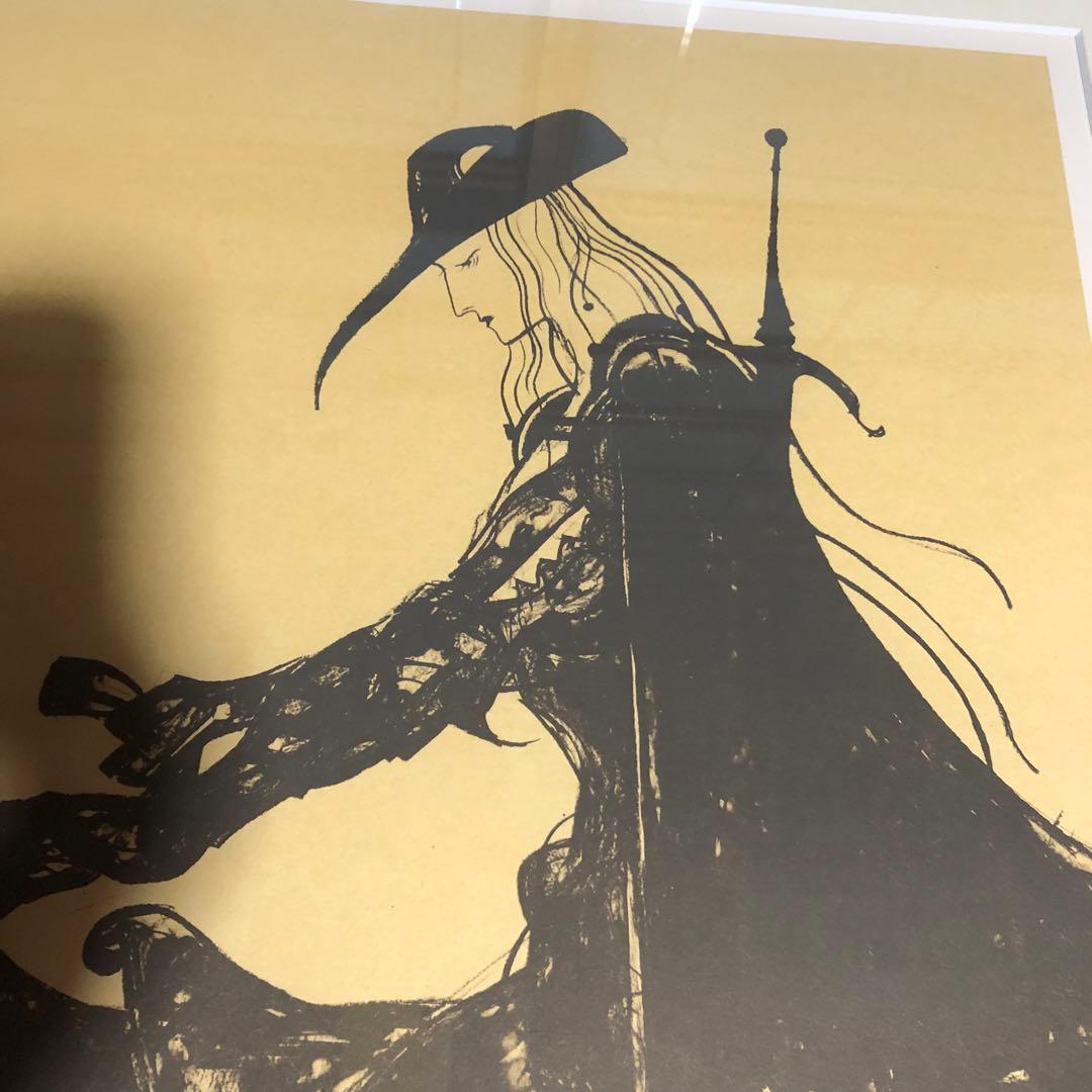 天野喜孝 月影の騎士 リトグラフ 限定50 本物 レア 検品済み アート FF