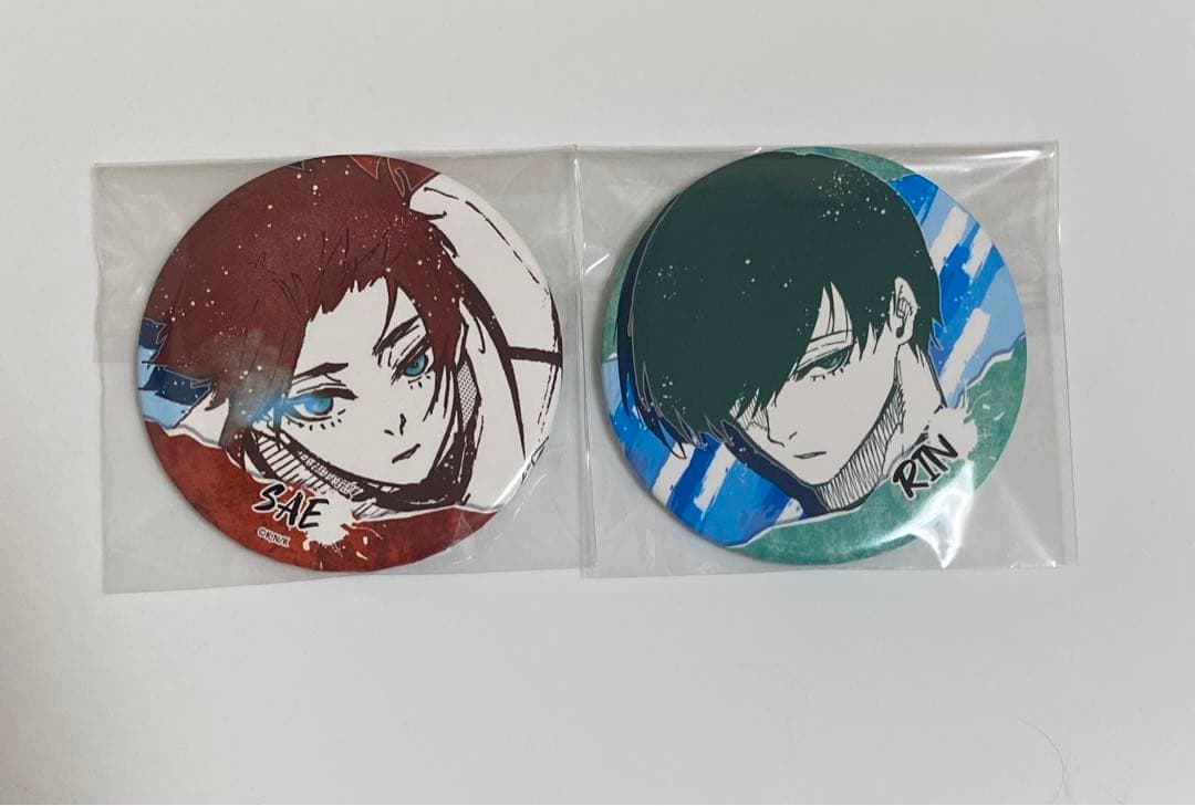 ブルーロック　あたりつき缶バッジ　糸師冴　糸師凛