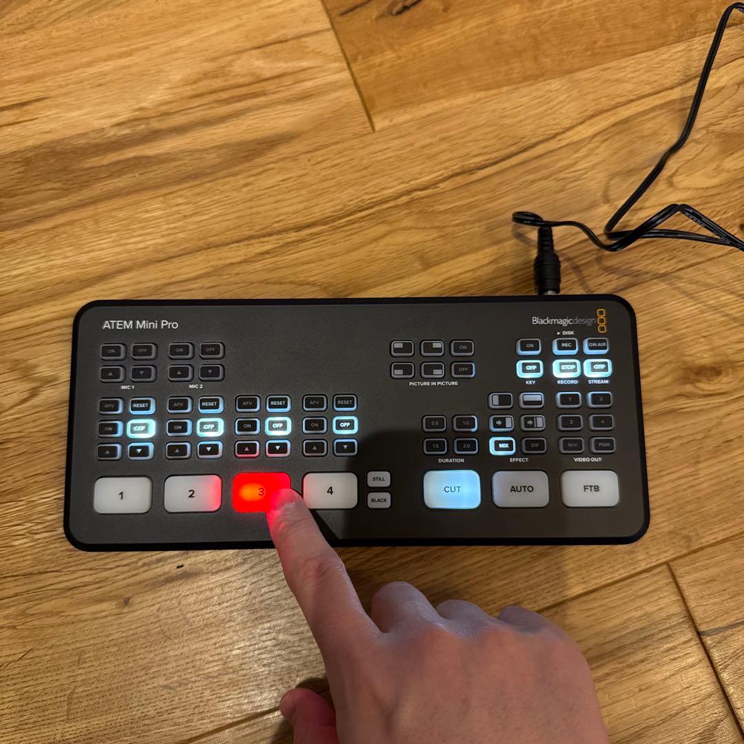 Blackmagic ATEM Mini Pro HDMI4入力