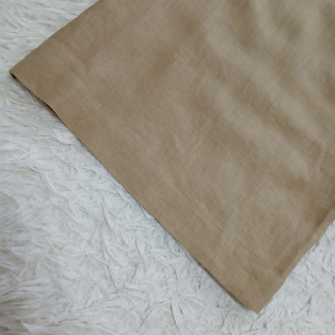 【nume】パラスパレス　ヌメ　リネン100％　ガウチョ　ワイドパンツ