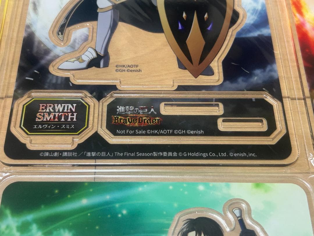 進撃の巨人 ブレイブオーダー アクリルスタンド ブレオダ 6個セット